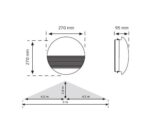 چراغ سنسوردار سقفی na.De مدل 10940