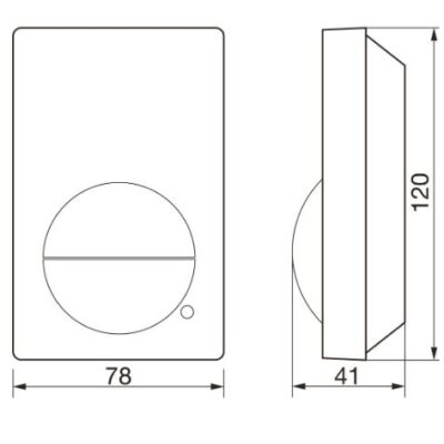سنسور حرکتی دیواری 360 درجه Steinel مدل HF 3600