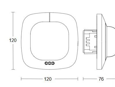 سنسور تشخیص حضور سقفی Steinel مدل IR Quattro DIM