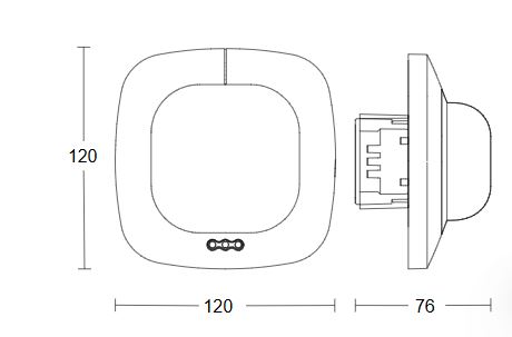 سنسور تشخیص حضور سقفی Steinel مدل IR Quattro DIM