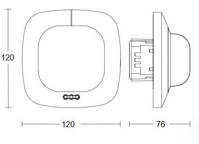 سنسور تشخیص حضور سقفی Steinel مدل IR Quattro com2