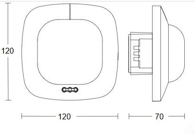 سنسور حضور سقفی Steinel مدل IR Quattro HD