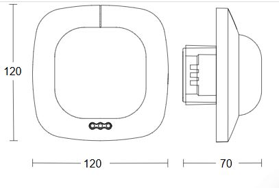 سنسور حضور سقفی Steinel مدل IR Quattro HD