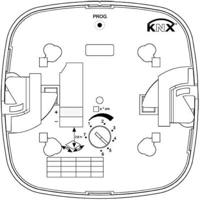 سنسور هوشمند Steinel مدل IR Quattro HD-KNX
