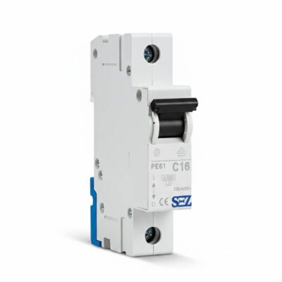 کلید مینیاتوری تک پل 16 آمپر موتوری 6KA