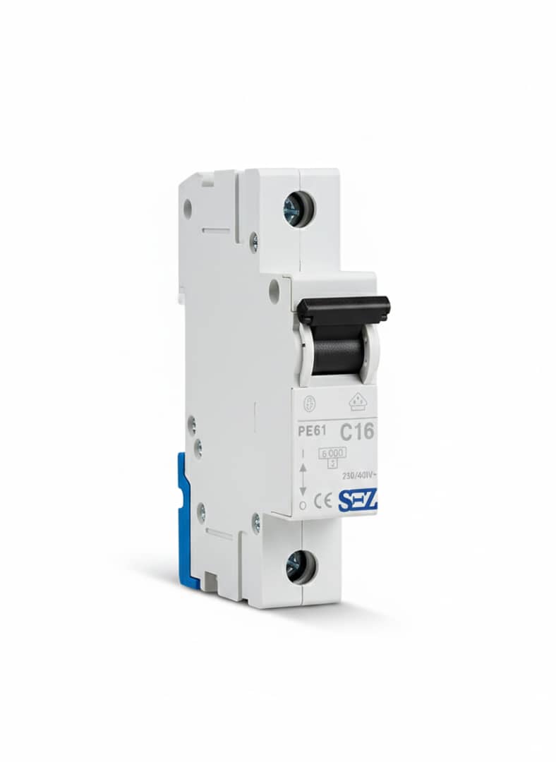 کلید مینیاتوری تک پل 16 آمپر موتوری 6KA