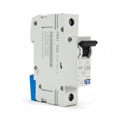 کلید مینیاتوری تک پل 20 آمپر موتوری 6KA