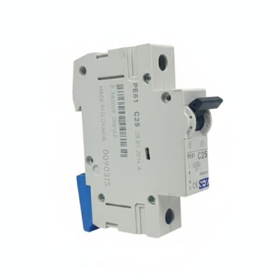 کلید مینیاتوری تک پل 25 آمپر موتوری 6KA