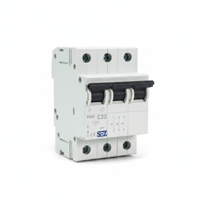 کلید مینیاتوری سه پل 32 آمپر موتوری 6KA