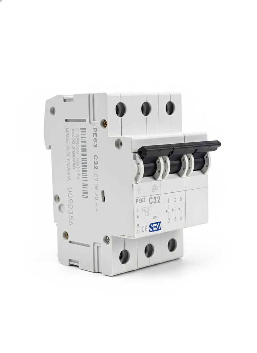 کلید مینیاتوری سه پل 32 آمپر موتوری 6KA