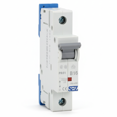 کلید مینیاتوری تک پل 16 آمپر روشنایی 10KA