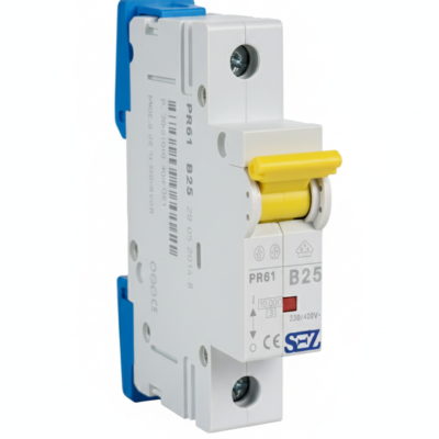 کلید مینیاتوری تک پل 25 آمپر روشنایی 10KA