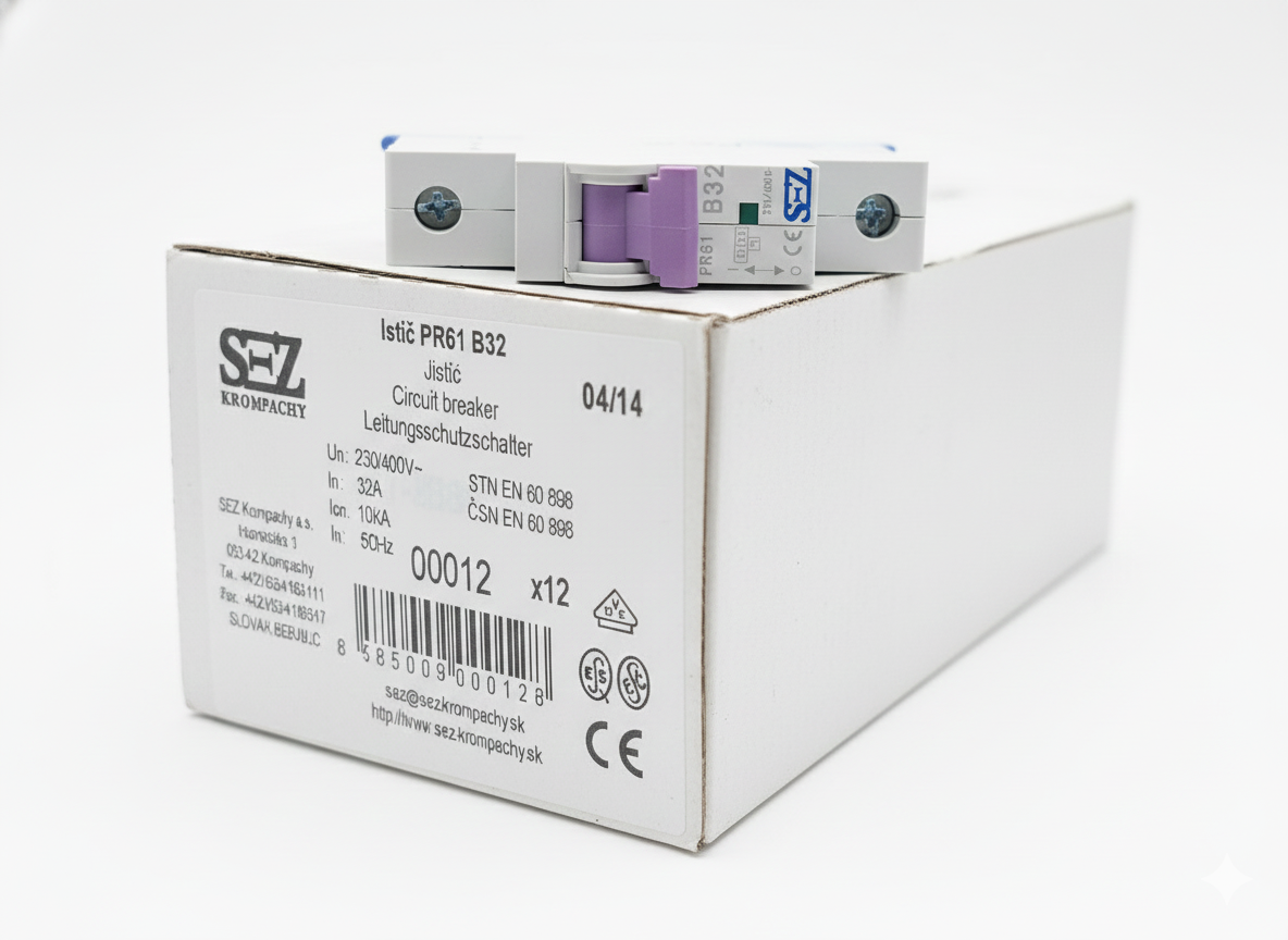 کلید مینیاتوری تک پل 32 آمپر روشنایی 10KA