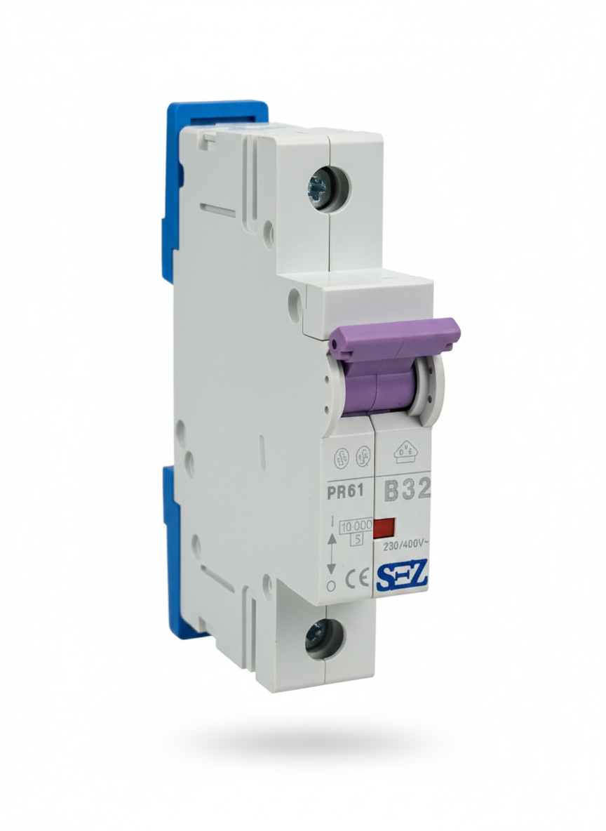 کلید مینیاتوری تک پل 32 آمپر روشنایی 10KA