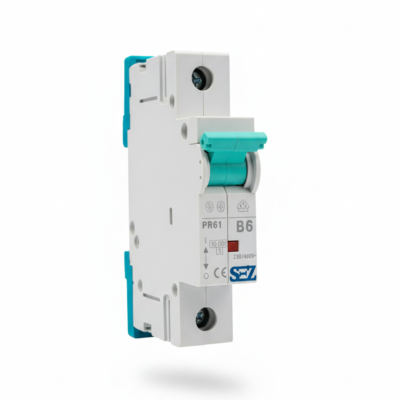 کلید مینیاتوری تک پل 6 آمپر روشنایی 10KA