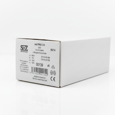 کلید مینیاتوری دو پل 10 آمپر موتوری 10KA