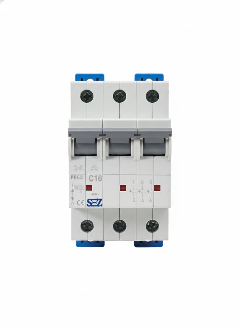 کلید مینیاتوری سه پل 16 آمپر موتوری 10KA