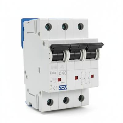 کلید مینیاتوری سه پل 40 آمپر موتوری 10KA
