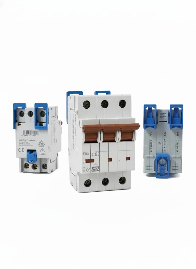 کلید مینیاتوری سه پل 63 آمپر تیپ C ساخت SEZ