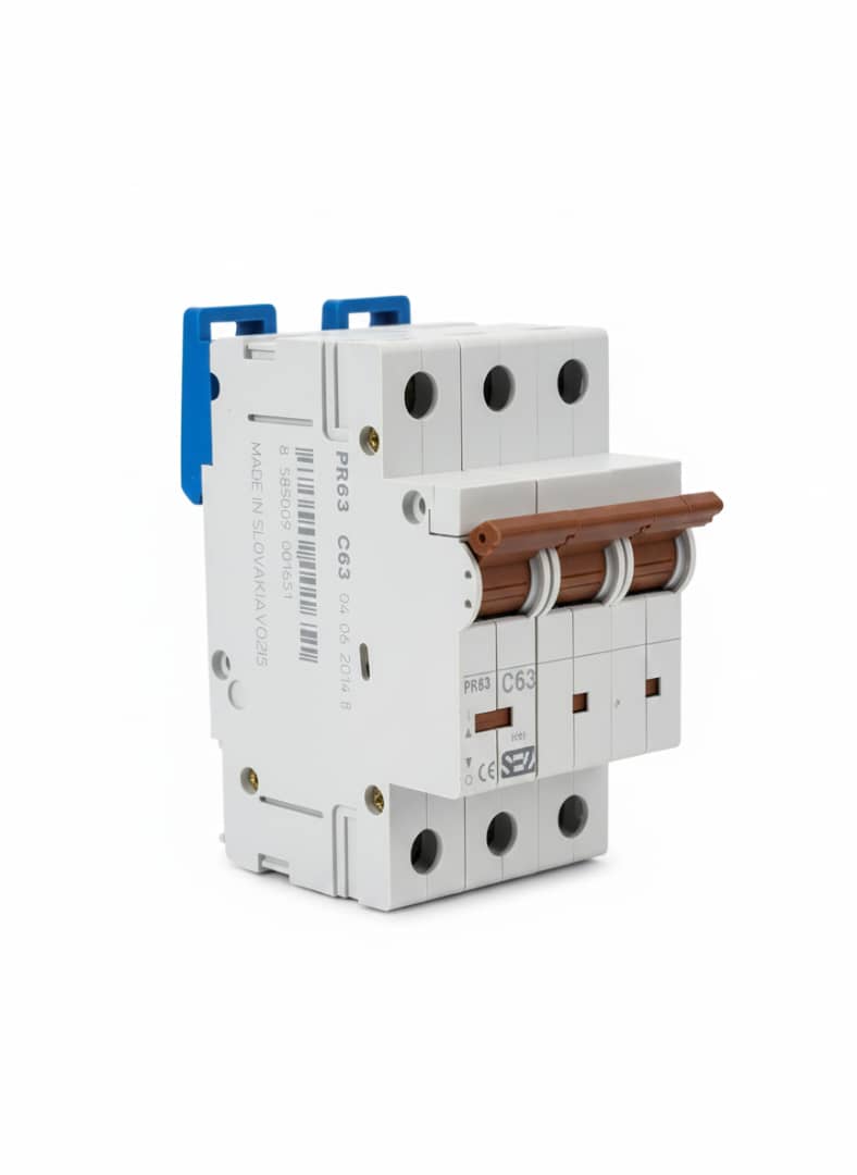 کلید مینیاتوری سه پل 63 آمپر تیپ C ساخت SEZ