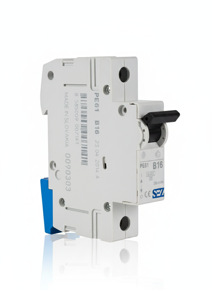 کلید مینیاتوری تک پل 16 آمپر روشنایی 6KA