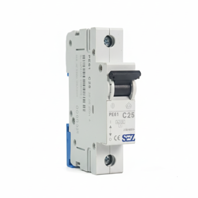 کلید مینیاتوری تک پل 25 آمپر روشنایی 6KA