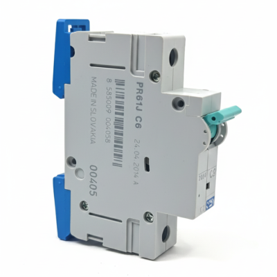 کلید مینیاتوری تک پل 6 آمپر موتوری 4.5KA