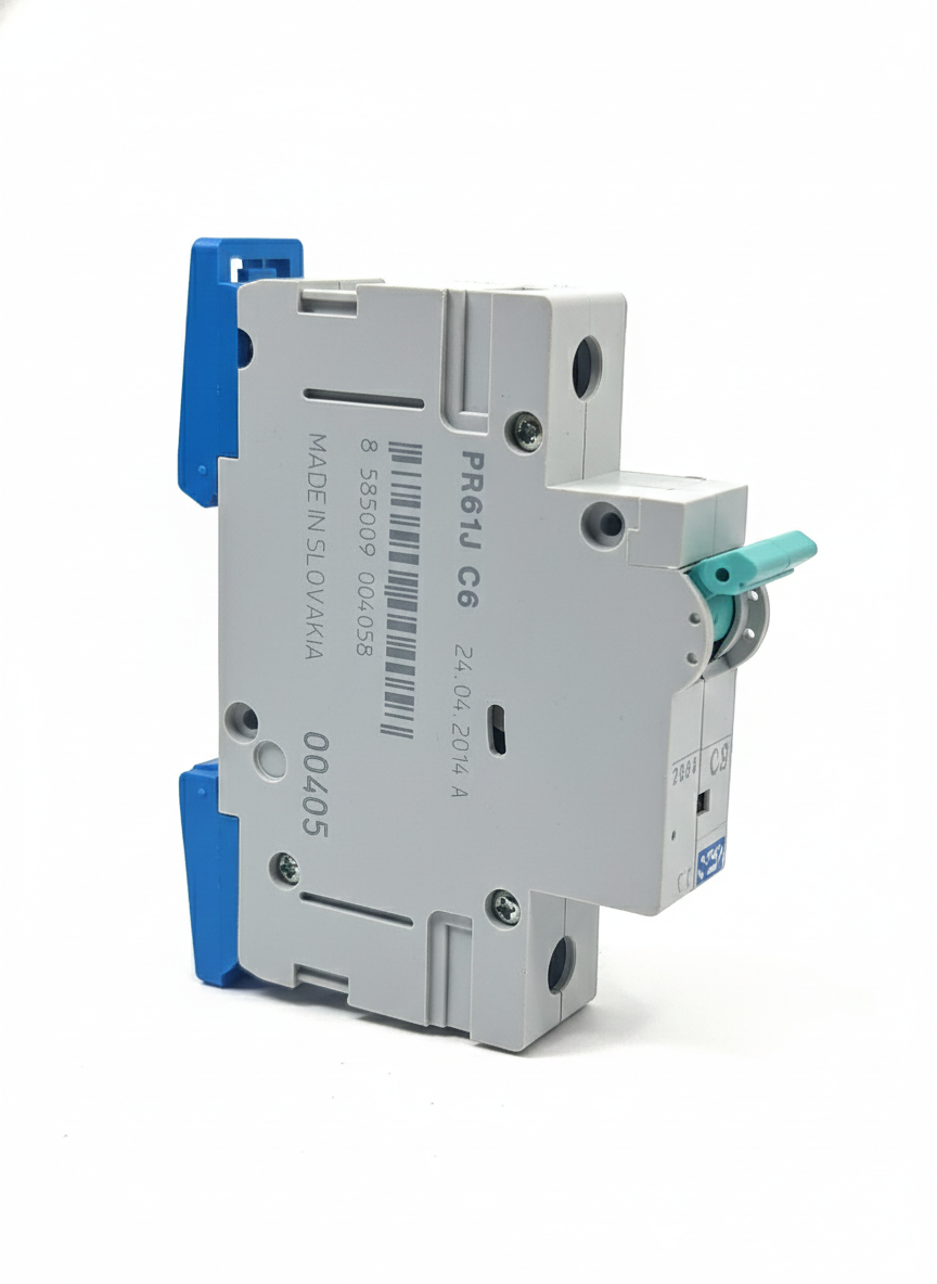 کلید مینیاتوری تک پل 6 آمپر موتوری 4.5KA