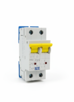 کلید مینیاتوری دو پل 25 آمپر موتوری 10KA