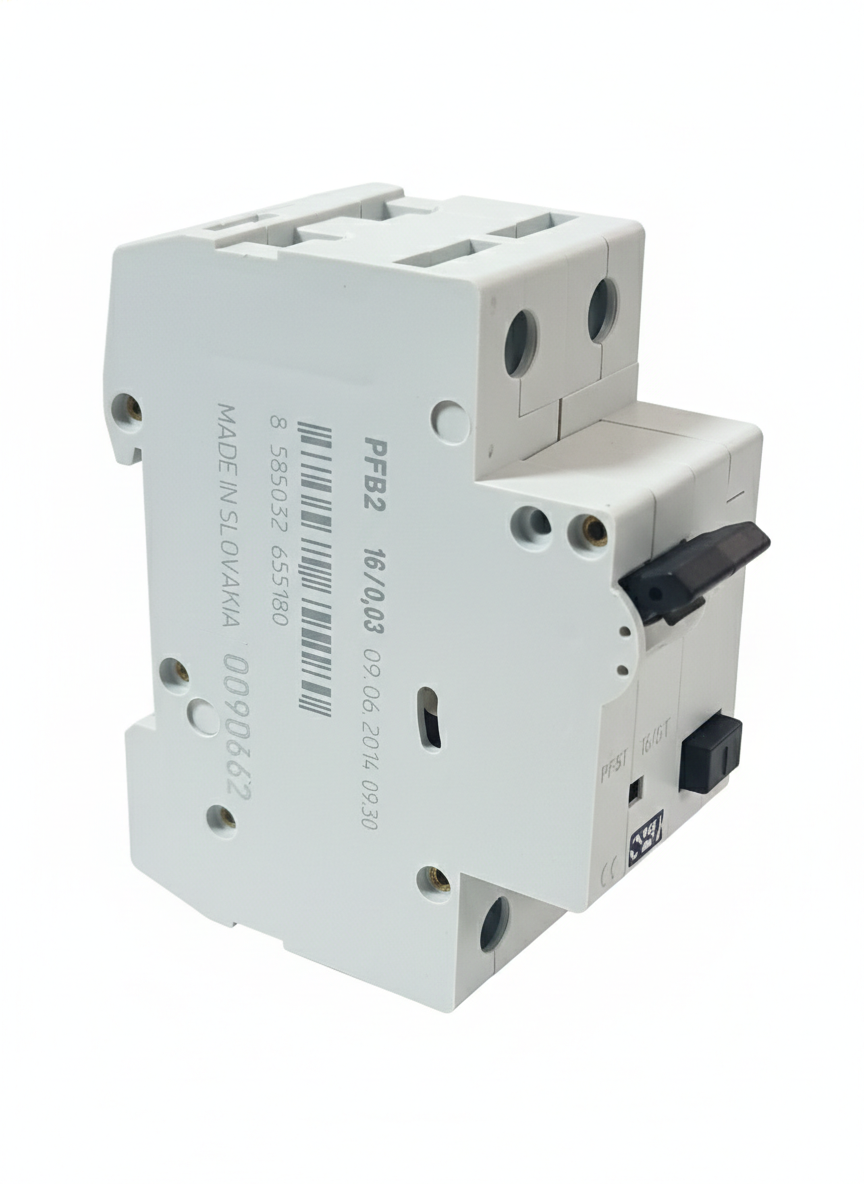 کلید محافظ جان دو پل 16 آمپر PFB2